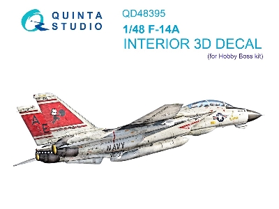 Grumman F-14 A Tomcat - 3d-printed & Coloured Interior (For Hobby Boss Kits) - zdjęcie 2