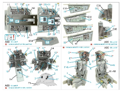Grumman F-14 A Tomcat - 3d-printed & Coloured Interior (For Hobby Boss Kits) - zdjęcie 12