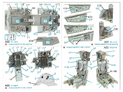 Grumman F-14 B Tomcat - 3d-printed & Coloured Interior (For Hobby Boss Kits) - zdjęcie 14