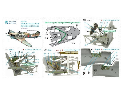 Hawker Hurricane Family - 3d-printed & Coloured Interior (For Hobby Boss Kits) - zdjęcie 11