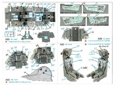 Grumman F-14 B Tomcat - 3d-printed & Coloured Interior (For Gwh Kits) - zdjęcie 12