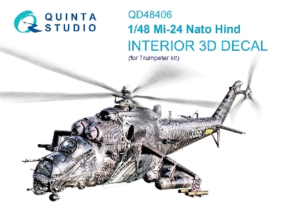 Mil Mi-24 Nato Hind - 3d-printed & Coloured Interior (For Trumpeter Kits) - zdjęcie 2