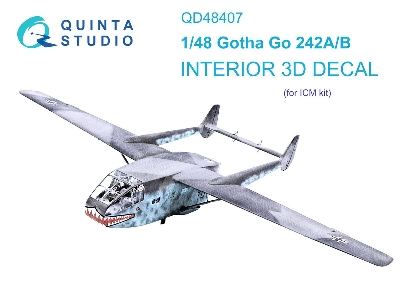 Gotha Go 242 A / B - 3d-printed & Coloured Interior (For Icm Kits) - zdjęcie 1
