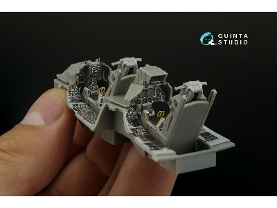 General Dynamics F-16 D Block 50 - 3d-printed & Coloured Interior (For Kinetic Kits) - zdjęcie 1