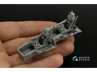 General Dynamics F-16 D Block 50 - 3d-printed & Coloured Interior (For Kinetic Kits) - zdjęcie 10