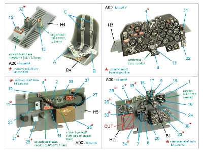 Republic P-47 D Thunderbolt Bubbletop - 3d-printed & Coloured Interior (For Tamiya Kits) - zdjęcie 10