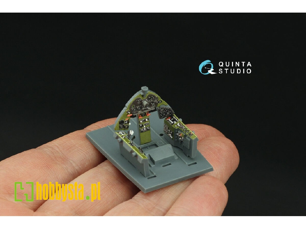 Grumman F6 F-3e/N Hellcat - 3d-printed & Coloured Interior (For Eduard Kits) - zdjęcie 1 Grumman F6 F-3e/N Hellcat - 3d-printed & Coloured Interior (For Eduard Kits) - zdjęcie 1