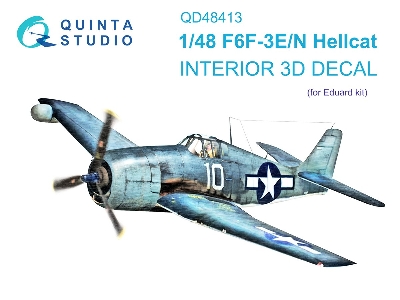 Grumman F6 F-3e/N Hellcat - 3d-printed & Coloured Interior (For Eduard Kits) - zdjęcie 2