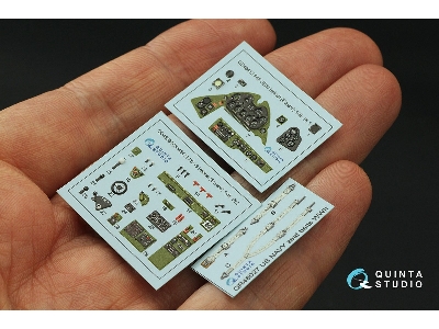 Grumman F6 F-3e/N Hellcat - 3d-printed & Coloured Interior (For Eduard Kits) - zdjęcie 3
