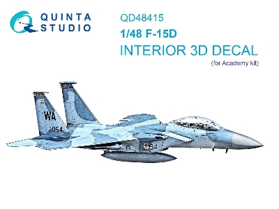 Mcdonnell Douglas F-15 D Eagle - 3d-printed & Coloured Interior (For Academy Kits) - zdjęcie 2