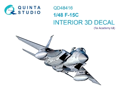 Mcdonnell Douglas F-15 C Eagle - 3d-printed & Coloured Interior (For Academy Kits) - zdjęcie 2