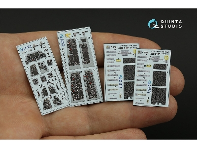 General Dynamics F-16 D Block 30 - 3d-printed & Coloured Interior (For Kinetic Kits) - zdjęcie 3