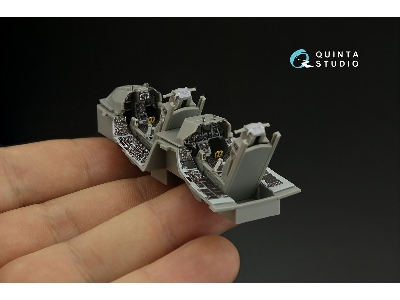 General Dynamics F-16 D Block 30 - 3d-printed & Coloured Interior (For Kinetic Kits) - zdjęcie 8