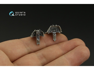 General Dynamics F-16 D Block 30 - 3d-printed & Coloured Interior (For Kinetic Kits) - zdjęcie 9