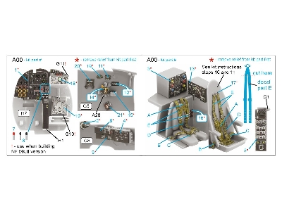 De Havilland Mosquito Fb Mk.Vi / Nf Mk.Ii - 3d-printed & Coloured Interior (For Tamiya Kits) - zdjęcie 12