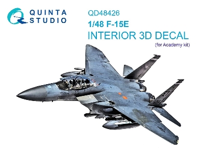 Mcdonnell Douglas F-15 E Strike Eagle - 3d-printed & Coloured Interior (For Academy Kits) - zdjęcie 2