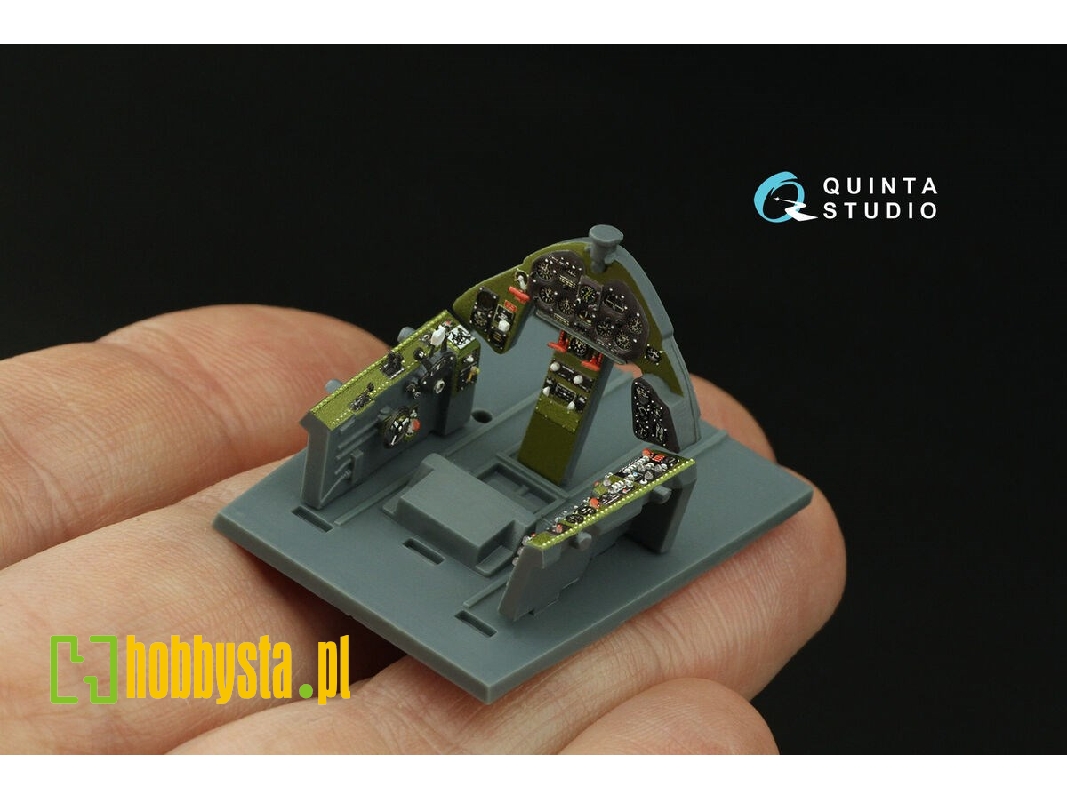 Grumman F6f-5 Hellcat - 3d-printed & Coloured Interior (For Eduard Kits - zdjęcie 1 Grumman F6f-5 Hellcat - 3d-printed & Coloured Interior (For Eduard Kits - zdjęcie 1