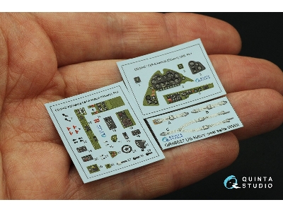Grumman F6f-5 Hellcat - 3d-printed & Coloured Interior (For Eduard Kits - zdjęcie 3