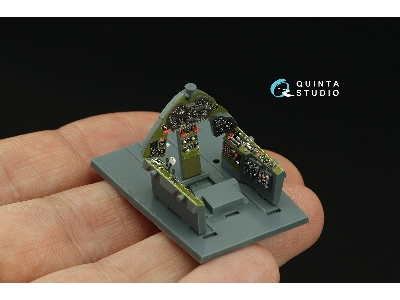 Grumman F6f-5 Hellcat - 3d-printed & Coloured Interior (For Eduard Kits - zdjęcie 8