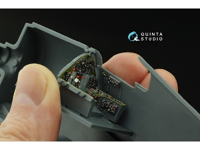 Grumman F6f-5 Hellcat - 3d-printed & Coloured Interior (For Eduard Kits - zdjęcie 9