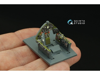 Grumman F6f-5n Hellcat - 3d-printed & Coloured Interior (For Eduard Kits - zdjęcie 1