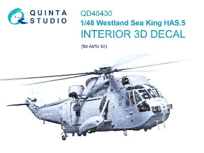 Westland Sea King Has.5 - 3d-printed & Coloured Interior (For Airfix Kits) - zdjęcie 2