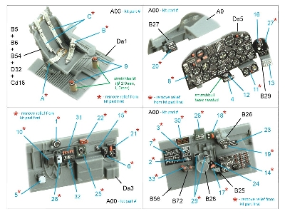 Republic P-47 D-25 Thunderbolt - 3d-printed & Coloured Interior (For Miniart Kits) - zdjęcie 10