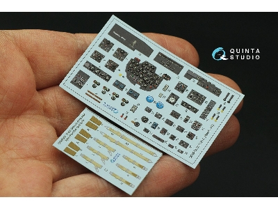 Messerschmitt Bf-110 G-2 - 3d-printed & Coloured Interior (For Revell Kits) - zdjęcie 3
