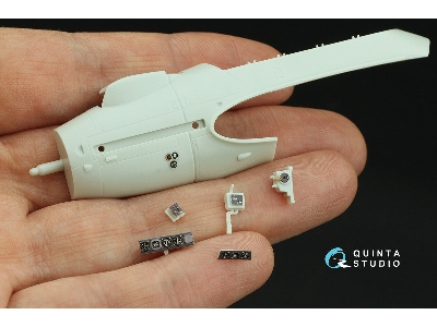 Messerschmitt Bf-110 G-2 - 3d-printed & Coloured Interior (For Revell Kits) - zdjęcie 6