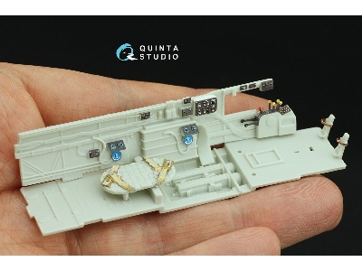 Messerschmitt Bf-110 G-2 - 3d-printed & Coloured Interior (For Revell Kits) - zdjęcie 8