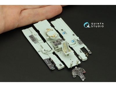 Messerschmitt Bf-110 G-2 - 3d-printed & Coloured Interior (For Revell Kits) - zdjęcie 10