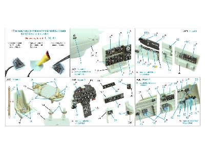 Messerschmitt Bf-110 G-2 - 3d-printed & Coloured Interior (For Revell Kits) - zdjęcie 11