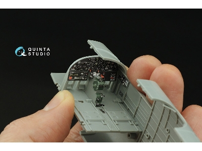 North American B-25 J Mitchell Glass Nose  - 3d-printed & Coloured Interior (For Hk Models Kits) - zdjęcie 7