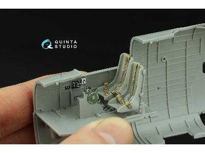 North American B-25 J Mitchell Glass Nose  - 3d-printed & Coloured Interior (For Hk Models Kits) - zdjęcie 9