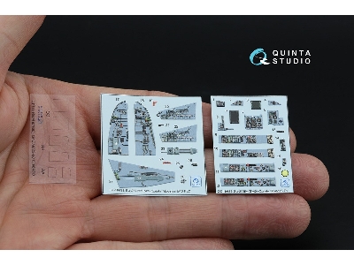 Sukhoi Su-25 Sm/Sm3 - Interior 3d Decal With 3d-printed Resin Parts (For Zvezda/Quinta Models And Arma Models Kits) - zdjęcie 4
