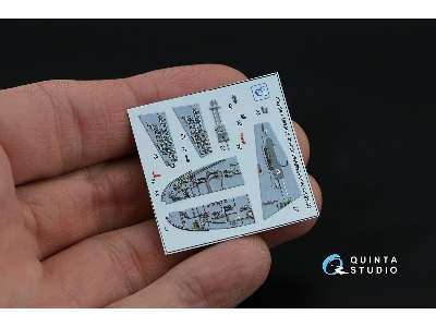 Sukhoi Su-25 Sm/Sm3 - Interior 3d Decal With 3d-printed Resin Parts (For Zvezda/Quinta Models And Arma Models Kits) - zdjęcie 6