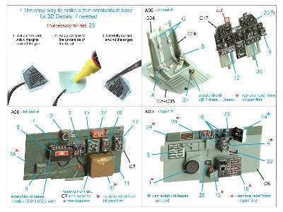 Republic P-47 N Thunderbolt - 3d-printed & Coloured Interior (For Academy Kits) - zdjęcie 10