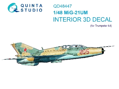 Mig-21 Um - 3d-printed & Coloured Interior (For Trumpeter Kits) - zdjęcie 2