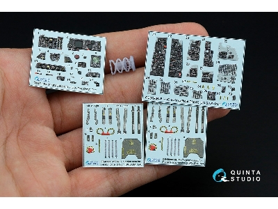 Mcdonnell Douglas F-4 G Early (Without Dmas) - Interior 3d Decal With 3d-printed Resin Parts (For Zm Sws Kits) - zdjęcie 3