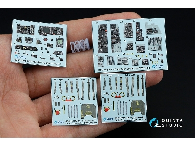 Mcdonnell Douglas F-4 G Late (With Dmas) - Interior 3d Decal With 3d-printed Resin Parts (For Zm Sws Kits) - zdjęcie 2