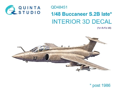 Blackburn Buccaneer S.2b Late - 3d-printed & Coloured Interior (For Airfix Kits) - zdjęcie 2