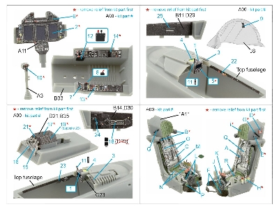Mig-29 K - 3d-printed & Coloured Interior (For Hobby Boss Kits) - zdjęcie 12