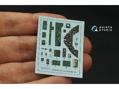 Grumman F4f-3 Wildcat Early - 3d-printed & Coloured Interior (For Eduard Kits) - zdjęcie 4