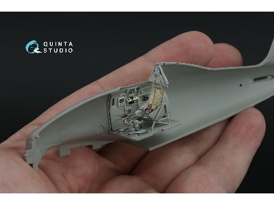 Macchi Mc.200 Saetta Early - 3d-printed & Coloured Interior (For Italeri Kits) - zdjęcie 1
