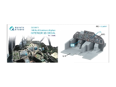 Kamov Ka-52 - Luminous Displays For Qd48470/Qds-48470 Sets (For Zvezda Kits) - zdjęcie 8