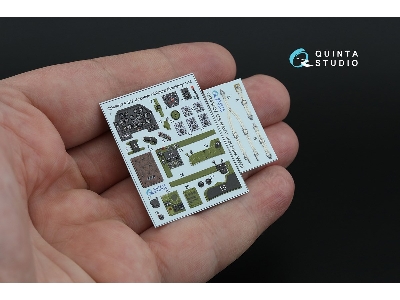 North American P-51 A - 3d-printed & Coloured Interior (For Accurate Miniatures And Academy Kits) - zdjęcie 3