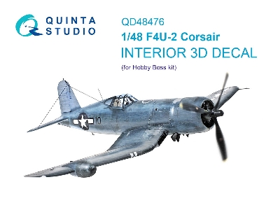 Vought F4u-2 Corsair - 3d-printed & Coloured Interior (For Hobby Boss Kits) - zdjęcie 2