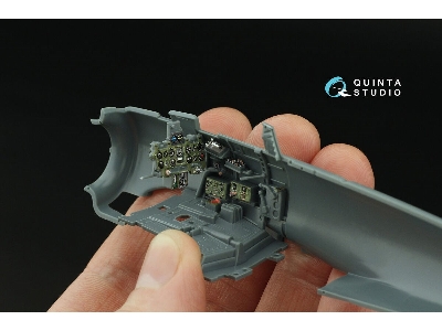 A6m2 Zero (Nakajima Production) - 3d-printed & Coloured Interior (For Eduard Kits) - zdjęcie 1