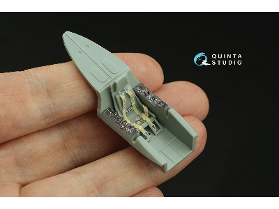 Focke Wulf Ta-183 - 3d-printed & Coloured Interior (For Academy Kits) - zdjęcie 6