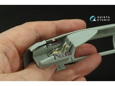 Focke Wulf Ta-183 - 3d-printed & Coloured Interior (For Academy Kits) - zdjęcie 7